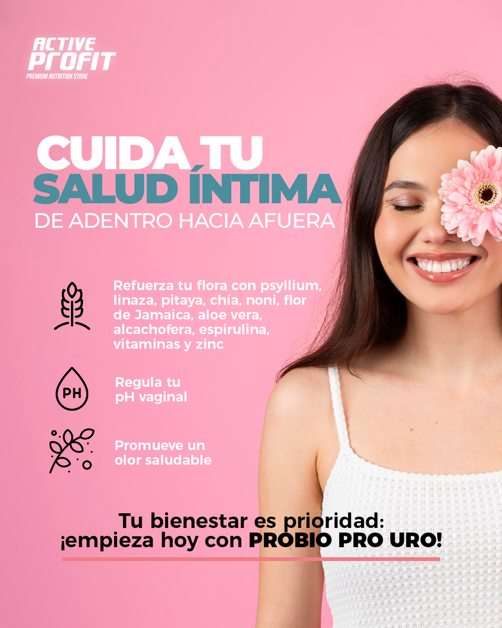 URO PROBIOTICOS VAGINALES PARA MUJERES